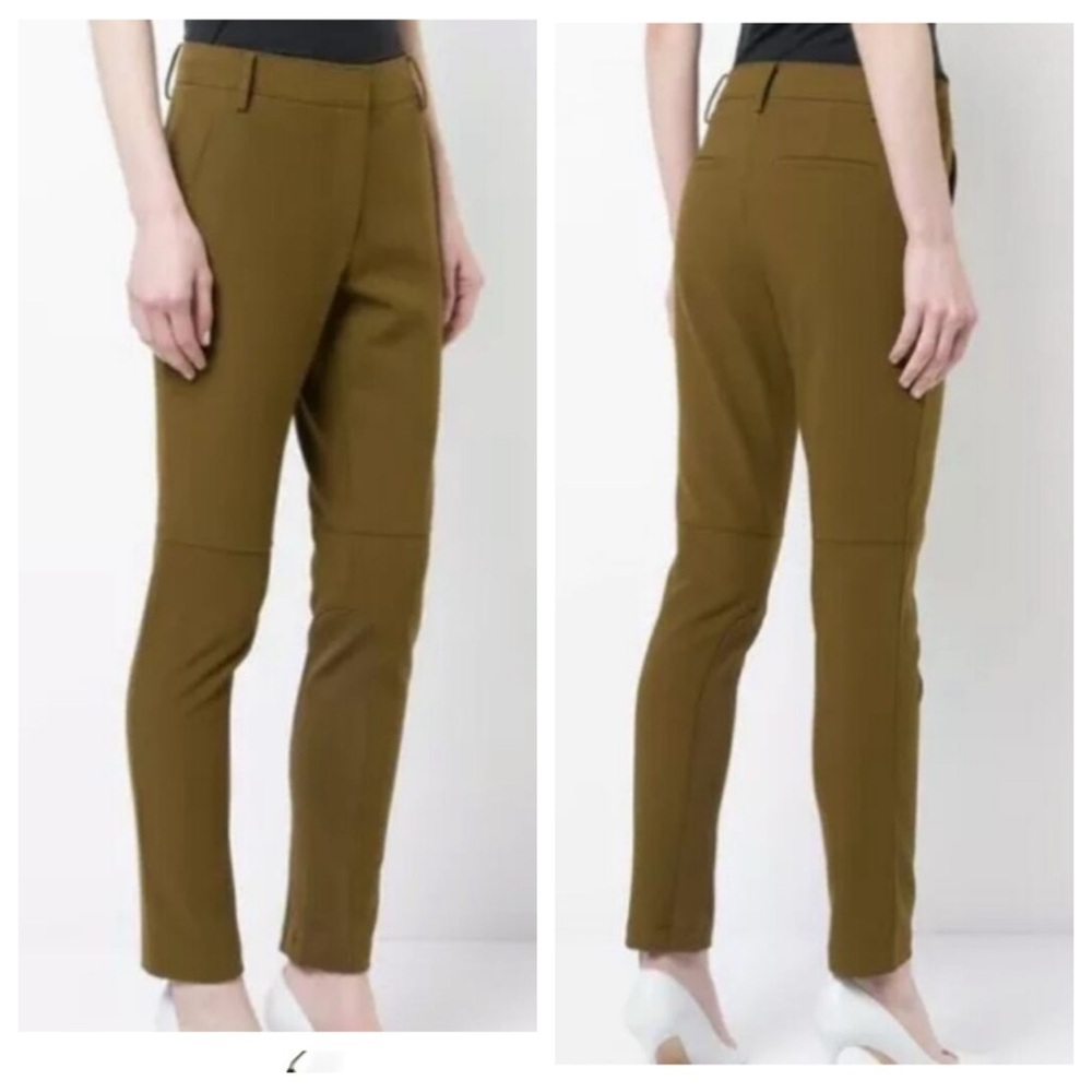 TIBI Anson Skinny Pant in Loden TIBI
Color: Loden